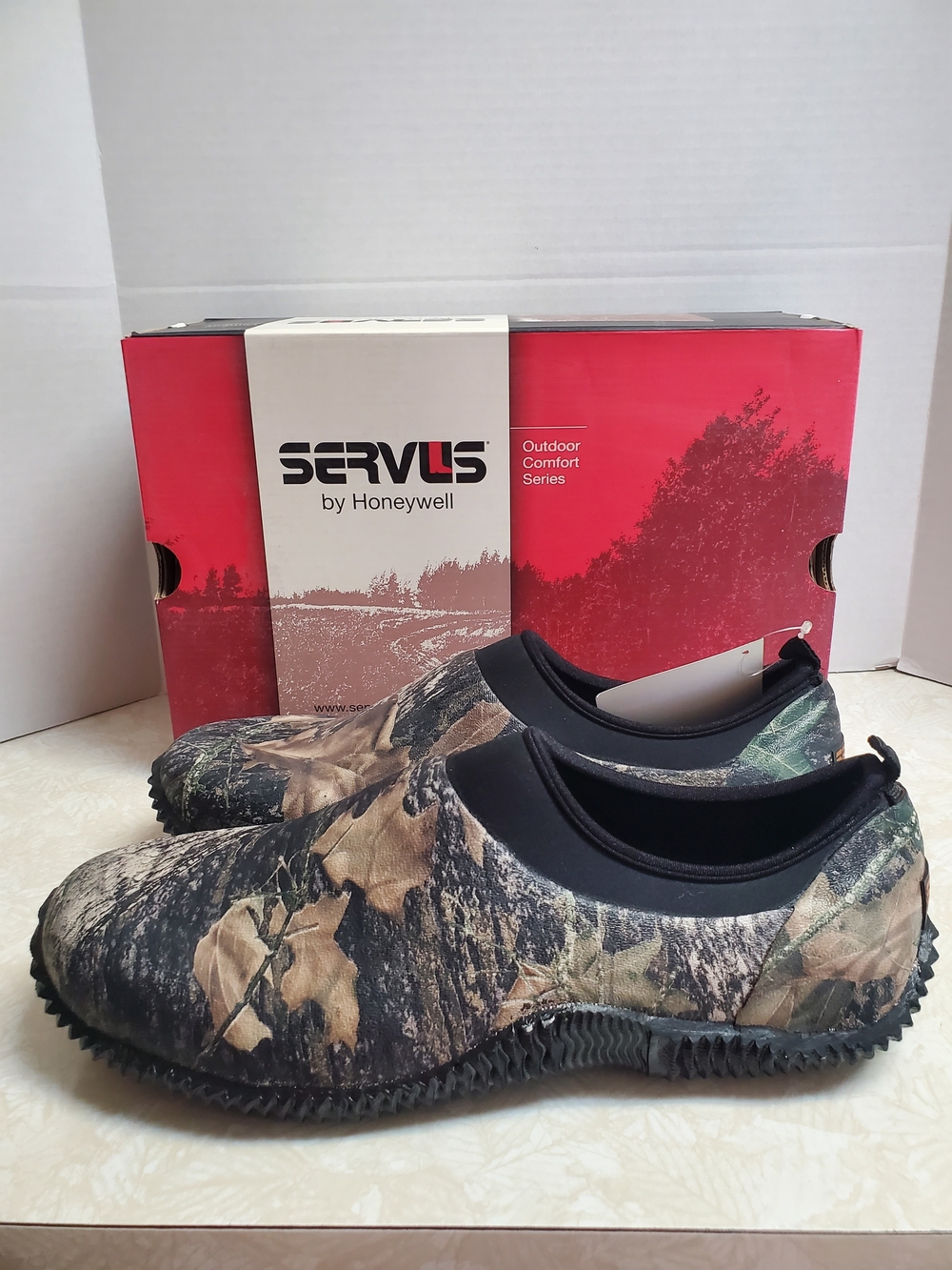 Servus by Honeywell Men's Camouflage Slip-On Loafers - Green/Brown